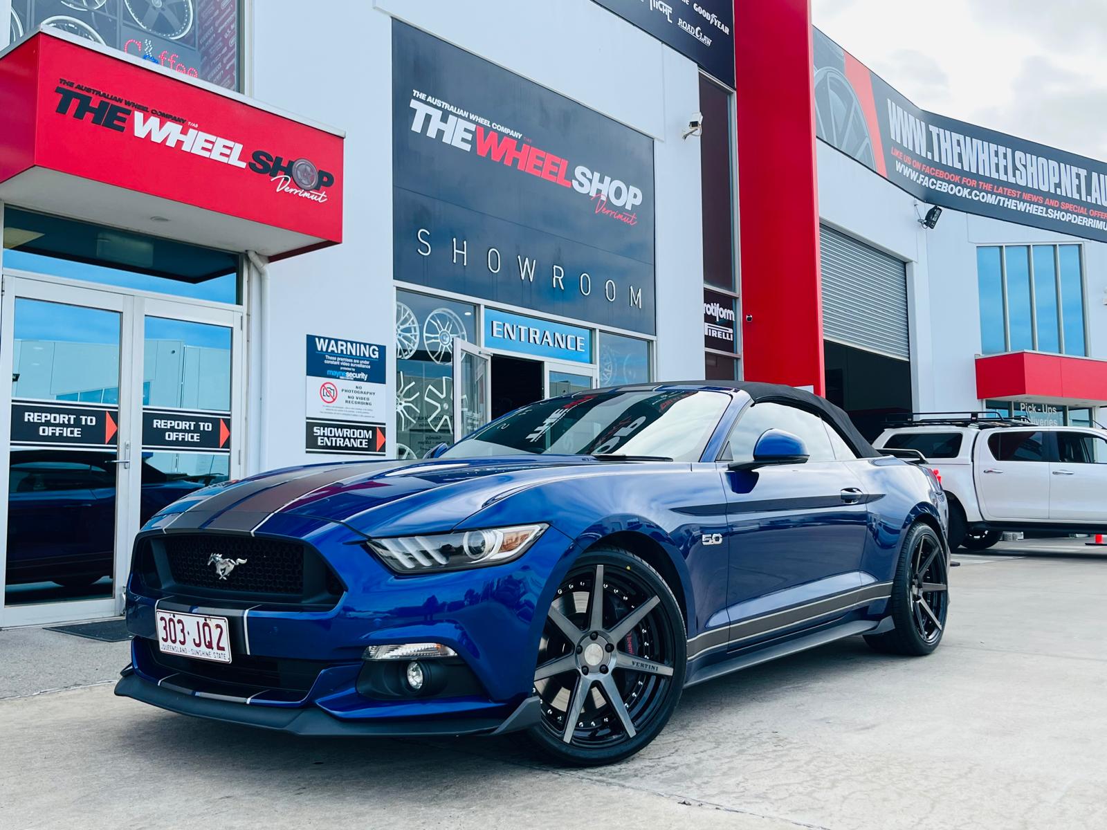 FORD MUSTANG WITH VERTINI WHEELS |  | FORD